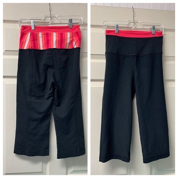 lululemon athletica Wunder Under Reversable Crops - Picture 1 of 7